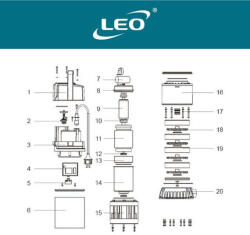Leo Nd Lks-1102se Impeller (393281)