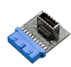 Akasa 20 tűs USB 3.1 belső csatlakozó (AK-CBUB51-BK)