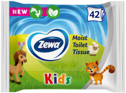 Zewa Kids nedves toalettpapír zárható 42db