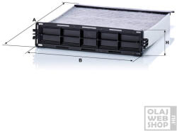  Mann-Filter aktívszenes pollenszűrő CUK 28 013 - olajwebshop