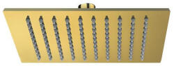 Valvex Cap dus fix Valvex Carre 2455590, auriu, 1 functie, sistem anticalcar (2455590)