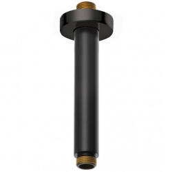 Kludi Brat de dus fix, Kludi A-QA 6651539-00, alama sanitara, negru mat, 15 (6651539-00)