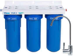 AquaPUR Filtru apa potabila, Aquapur PUR3, AQUA03320311020, cu robinet, 10", (AQUA03320311020) Filtru de apa bucatarie si accesorii