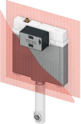TECE Rezervor WC incastrat, TECE Octa 9370500, 44 x 107 cm, 7 L (9370500)