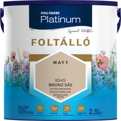 Platinum Foltálló falfesték több színben Bronz sás BS45 2, 5l