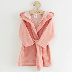 New Baby Halat de baie, New Baby, Pentru copii, Cu buzunare, Cu cordon, Marime 104/110, Din bumbac 100%, Pink (56729)