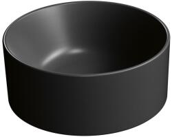 SAPHO GSI KUBE X 32 cm kerámiamosdó, matt fekete 943526 (943526)