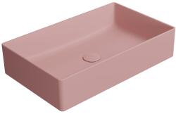 SAPHO GSI KUBE X 60x37 cm kerámiamosdó, matt rózsaszín 945324 (945324)