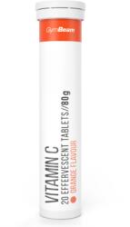 GymBeam C-vitamin 1000 mg pezsgőtabletta 20 tabl. fekete ribizli