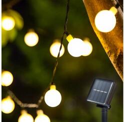 Brilagi Brilagi - LED Napelemes dekoratív lánc BUBBLE 50xLED/8 funkció 7m IP65 meleg fehér BG1325 (BG1325)