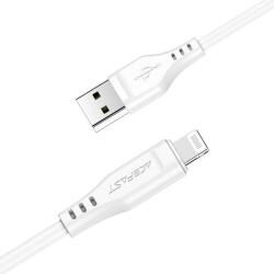 ACEFAST C3-02w Acefast C3-02 USB-A - Lightning kábel, 1.2m, 2.4A, MFI engedélyes, fehér (C3-02w)