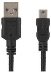 EMOS Töltő- és adatkábel USB-A 2.0 / mini USB-B 2.0, 2 m, fekete