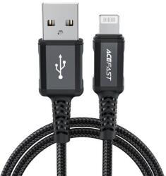 ACEFAST C4-02b Acefast C4-02 USB-A - Lightning kábel, 1.8m, 2.4A, MFI engedélyes, fekete (C4-02b)