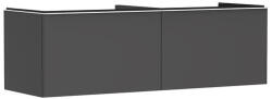 Hansgrohe Xelu Q Dupla Konzolos mosdószekrény 1560/550 mosdótálakhoz, matt fehér fogantyú/matt szürke gyémánt54071700 (54071700)