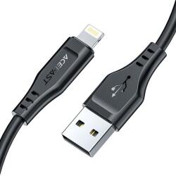 ACEFAST C3-02b Acefast C3-02 USB-A - Lightning kábel, 1.2m, 2.4A, MFI engedélyes, fekete (C3-02b)