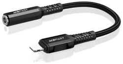 ACEFAST C1-05b Acefast C1-05 Lightning - 3.5 Jack aljzat kábel, Al csatlakozó, 18cm, MFI engedélyes, fekete (C1-05b)