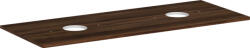 Hansgrohe Xelu Q 1360/550 konzol 2 kivágással a csaplyuk nélküli mosdóhoz, sötét dió 54118630 (54118630)