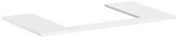 Hansgrohe Xelu Q Pultlap konzolos szekrényhez 980/550 középkivágással, ráültetett mosdótálhoz 600/480, magasfényű fehér 54110050 (54110050)