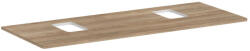 Hansgrohe Xelu Q Pultlap 1360/550 dupla kivágással csaplyukas mosdótálhoz, tölgy 54125230 (54125230)