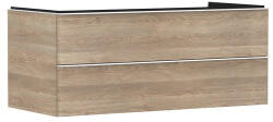 Hansgrohe Xelu Q Két fiókos mosdószekrény 1180/550 mosdótálhoz, matt fehér fogantyú/természetes tölgy 54084700 (54084700)