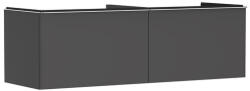 Hansgrohe Xelu Q Dupla Konzolos mosdószekrény 1560/550 mosdótálakhoz, matt fekete fogantyú/matt szürke gyémánt 54071670 (54071670)