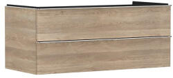 Hansgrohe Xelu Q Két fiókos mosdószekrény 1180/550 mosdótálhoz, króm fogantyú/természetes tölgy 54084000 (54084000)