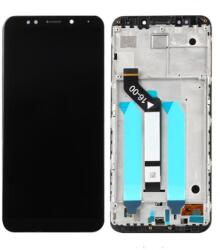 560610032033 Gyári Xiaomi Redmi 5 Plus fekete LCD kijelző érintővel kerettel előlap (560610032033)