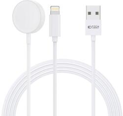 Tech-Protect TP0112 Tech-Protect Ultraboost 2in1 mágneses töltő, lightning kábel, 150cm, fehér (TP0112)