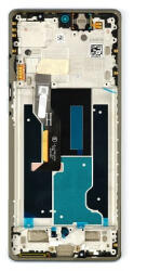 Motorola Edge 50 Fusion Előlap Keret+LCD Kijelző+Érintőpanel, Kék, Forest Blue (5D68C24361, 5D68C24346, 5D68C24635) Gyári, Service Pack