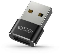 Tech-Protect TP0110 Tech-Protect Ultraboost USB - Type-C adapter, fekete (TP0110)
