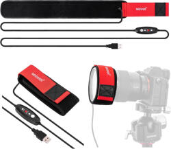NEEWER USB-s Objektívmelegítő -Fotós Lencse-melegítő heater (400mm) -Piros (33000032)