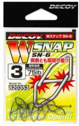 DEC Decoy sn-6 w snap #1 ns black 8pcs/bag (JDE82-601) - nextfish