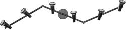 OSRAM LED SPOT BLACK beltéri oldalfali lámpatest fekete színben, 6db GU10 foglalattal, IP20 védettséggel, 5 év garanciával, 220-240V ( 4058075828841 ) (4058075828841)