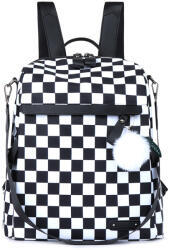 Dollcini Oxford Női Hátizsák, Iskolatáska - Vízálló és Tágas, Munkához, Iskolába - Fekete (438206)