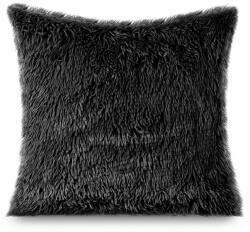 SN Husă de pernă 40x40 Furry - negru Lenjerie de pat