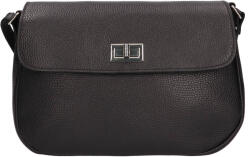 Italia Női bőr crossbody kézitáska Italia Arabela - fekete