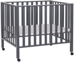 Childhome Tarc Childhome 94 cu roti 75x95 cm Lemn, Antracit (CH-PA94AN) - caruciorcopii
