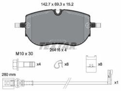 TEXTAR set placute frana, frana disc TEXTAR 2641601 (2641601)
