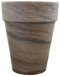 Decoration & Design Virágcserép XL Agyag 26cm Szürke (14302526)