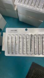 Global Fashion Bit diamant pentru cuticule, flacără, brâu roșu 243-018R