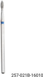 Global Fashion Bit de diamant pentru cuticule, flacără, brâu albastru 257-021B