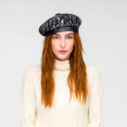 Kangol Kangol, Bereta neagra needlepunch floral (K5392-Negru)