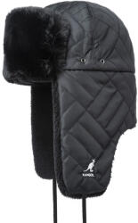Kangol Kangol, Caciula neagra quilted trapper (K4374-Negru)
