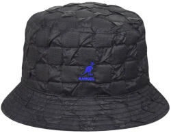 Kangol Kangol, Palarie neagra pucker check bucket (K5303-Negru)