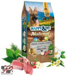 Happy&Fit Natural Adult Lamm&Reis12 kg (HF99412)