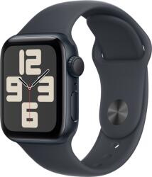 Apple Watch SE2 v3 GPS 40mm, Fekete, Alumínium, M/L, Sportszíj (MXE93QH)