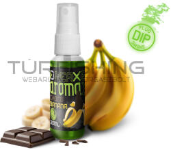 Delphin AromaX/30ml dip spray Csokoládé-Banán/fluo zöld (101004672) - turfishing