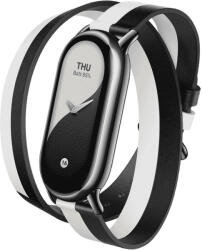 XIAOMI Smart Band 8 Double Wrap Strap (szíj) - Black and white (BHR7311GL)