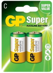 GP Batteries Baterie GP Batteries, Super Alcalina C (LR14) 1.5V alcalina, blister 2 buc. "GP14A-2UE2" "GPPCA14AS003" - 16370 (include TV 0.16lei) (GPPCA14AS003)