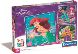 Clementoni Disney Hercegnők - Ariel 3x48 db-os (25304)